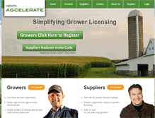 Tablet Screenshot of agcelerate.com